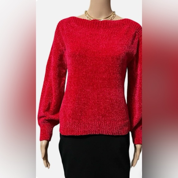 NWT Tommy Bahamas Luna Chenille Boat Neck Sweater. Size S - Picture 2 of 7